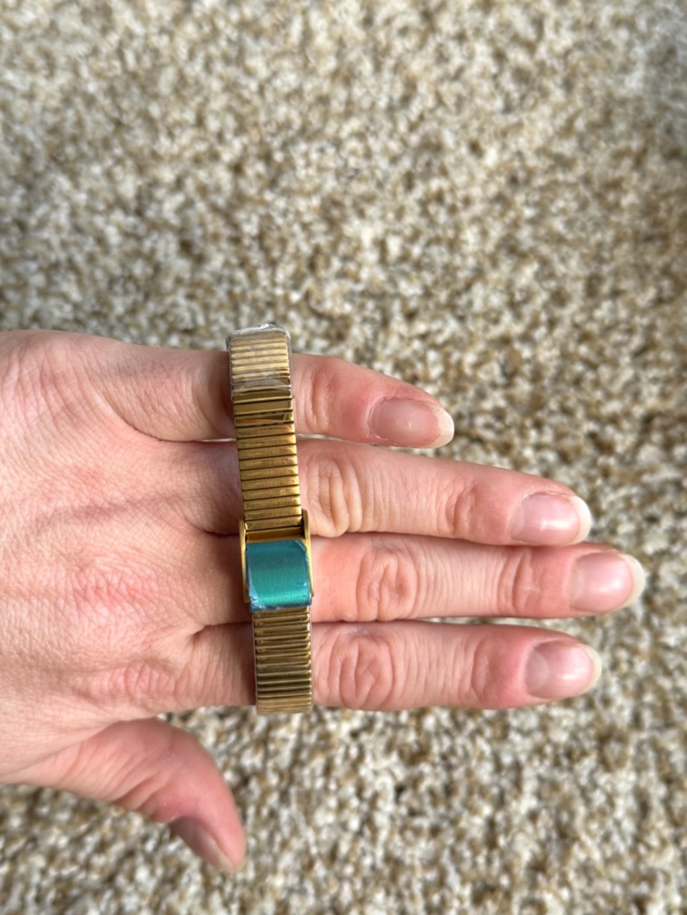 Heaven Mayhem Amara Oval Faced Gold Wrist Watch NEW - Picture 9 of 12